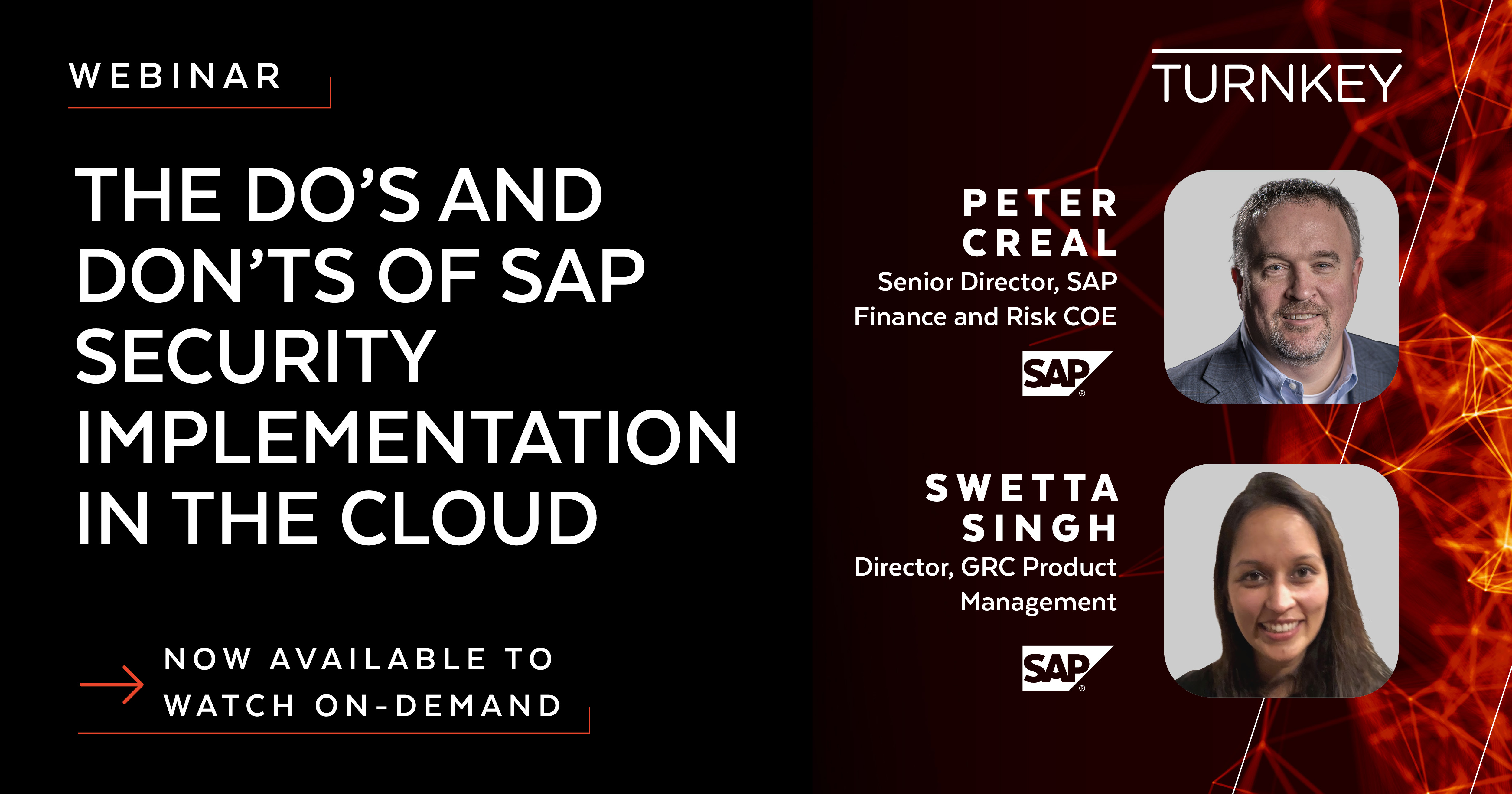 Turnkey The do’s and don’ts of SAP security implementation in the cloud OD1-1