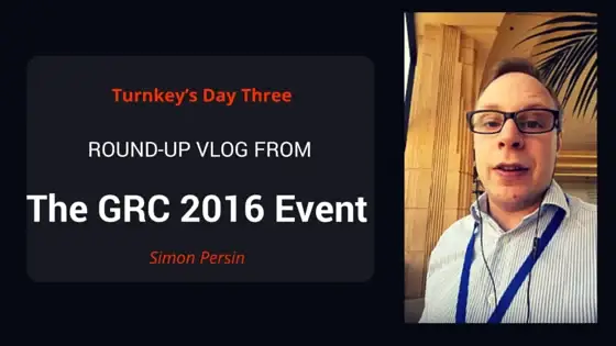 Day 3 Round-up Vlog From The GRC 2016 Event