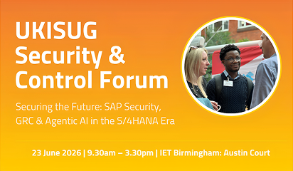 UKISUG Security & Control Forum